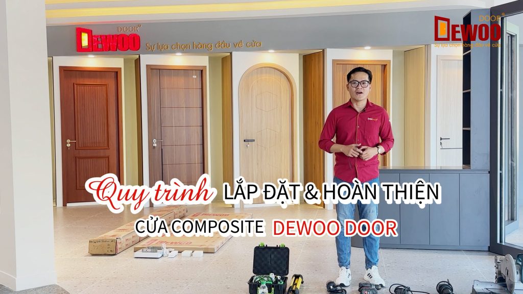 cách lắp đặt cửa composite